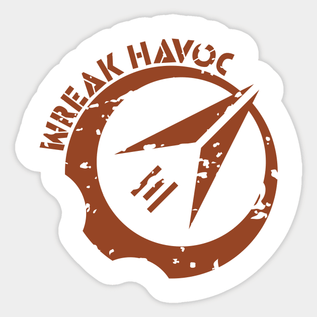 Wreak Havoc Sticker by Gurrnak